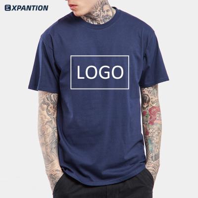 China Wholesale high quality custom made cotton oversized logo Anti-wrinkle EXP factory empty t-shirts advertising for sale