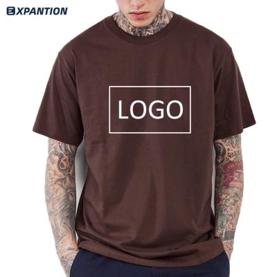 China High Quality Cotton Custom Slim Fit Men's Plain Anti-wrinkle EXP Wholesaler OEM T-shirts For Printing for sale