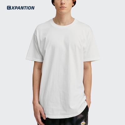 China High Quality Basic Crewneck 210gsm Solid Color Cotton Men's High Quality Basic 100% EXP Anti-Pilling EXP Anti-Pilling T-Shirt for sale