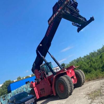 China CRANE TRUCK Original China Made Red 45 Ton Reach Stacker F477H A5 Container Lifting Reack Stacker For Sale for sale