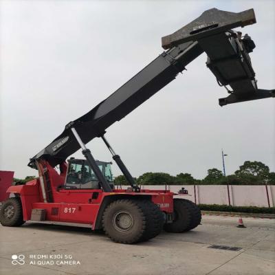 China TRUCK CRANE Good quality original reachstacker DRF450 equipment kalmar stacker cheap used in Shanghai for sale