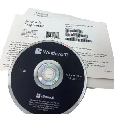 中国 Windows 11 Pro DVD Pack 100% Working with Multi-Language Support and Fast Delivery 販売のため