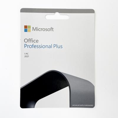 Китай Office 2021 Pro Plus Ключевая карта 100% онлайн Активация Office 2021 Professional Plus Ключевая карта продается