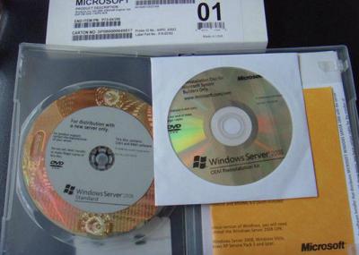 China 25 Cliënten winnen Server 2008 R2-Onderneming DVD met 64 bits met 1 Jaargarantie Te koop