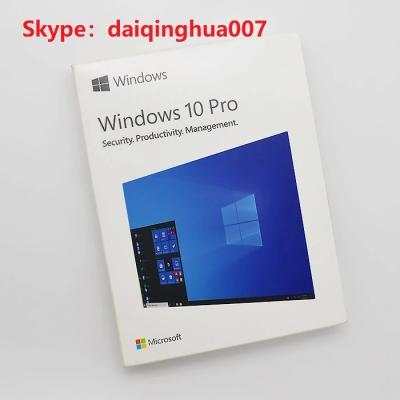 中国 USBのパックの活発化のオンラインWindows 10プロ小売り箱OEM 64ビットFPP版 販売のため