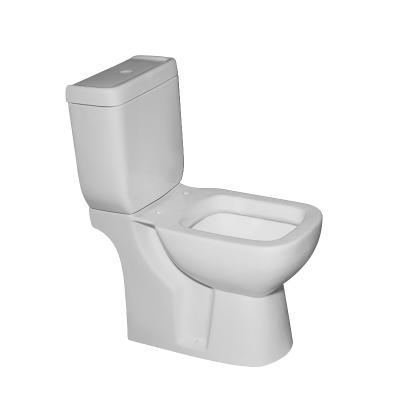 China Double-Flow Cheap Price Chaozhou Sanitary Ware Bathroom With P-trap Ceramic WC Two Piece Toilet for sale