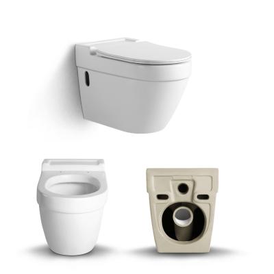 China Australian Standard Hidden Cistern Toilet Watermark Bathroom Wall Hung Modular Toilet Home Wall Mount Toilet Suite for sale