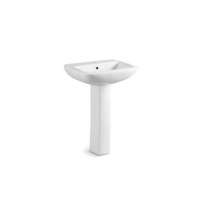 China Modern Ceramic Wash Basin Hand With Pedestal Price Ceramic Wash Basin Pedestal for sale