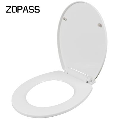 China Sustainable High Quality Wholesale PP Material European Plastic WC Toilet Seat Cover for sale