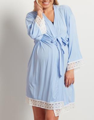 China Viable Women's Maternity Dress Seven Sleeve Nursing Nightgown For Breastfeeding Sleepwear Maternity Clothing S-XXL for sale