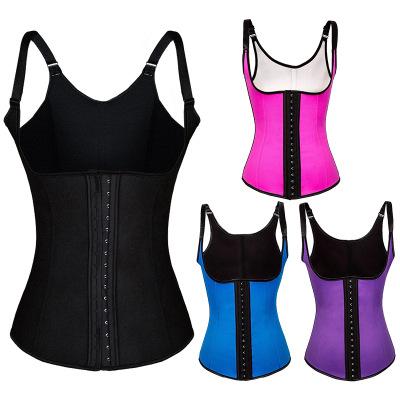 China Plus Size In-Stock Items Supply Adjustable Strap Vest Waistcoat Latex Waist Trainer for sale