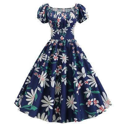 China New Design Women's 50s Rockabilly Bridesmaid Audrey Dress Cocktail Dress Cheap Price 2019 Retro Anti-wrinkle for sale