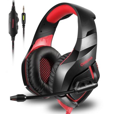 China Factory Wholesale Headband Gaming Headset Computer Stereo Cable Earphones With Microphone for sale