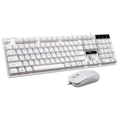 China For Office In Stock Home Office Keyboard Mouse Combo Multimedia Ergonomic Cable Waterproof Keyboard for sale