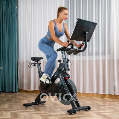 China OVICX Q201X Universal Professional Fitness Cardio Indoor Cycling Magnetic Spinning Bike With Screen App for sale