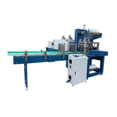 China Automatic Beverage Shrink Package Machine PE Shrink Paper Wrapping Thermo Packing Machine With 15000 Bottles Filling for sale