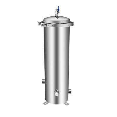 China food & Beverage Plant Stainless Steel Micron 5um Precision Water Filter For RO Aquatic Plant for sale