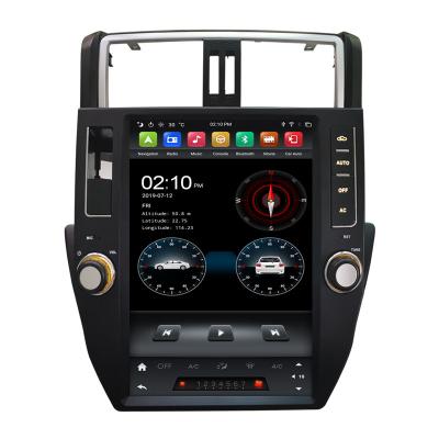 China GPS KANOR Tesla Type 12.1 Car Stereo Gps Navigation For Toyota Prado 2010 2011 2013 Car Audio System 4g Android 9.0 RAM Systems for sale