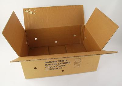 China Waterproof Corrugated Carton Boxes for veg and fruit for sale