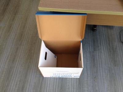 China Corrugated carton box , Bank file box, File box for sale