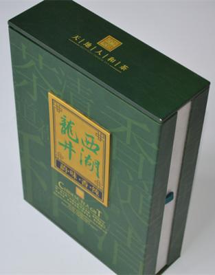 China High-end popular paper green tea packaging gift boxes for sale