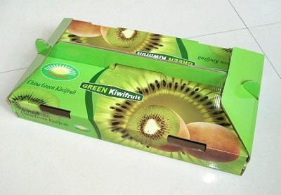 China custom colorful corrugated paper fruit box for sale