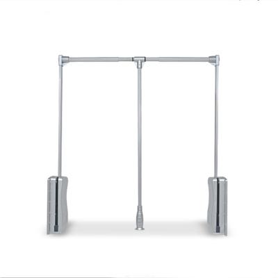 China Durable Wardrobe Lifting, Sliding, Pulling, Hanger, Damping Wardrobe, Telescopic Clothes Rail VM-CR01S (Telescopic width 510-660mm) for sale