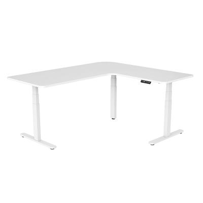 China Adjustable Height-Adjustable Corner Desk Three-Leg Standing Desk VM-GHED123D (Height) for sale