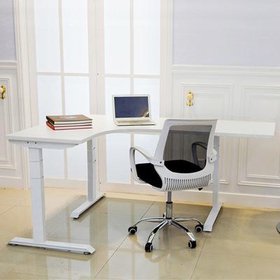 China Electric Adjustable Desk Height Adjustable Corner Sitting And Standing L Shaped Desk (Height) for sale