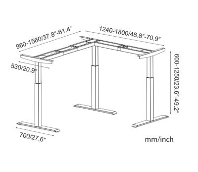 China Workbench Home Office Desk Smart Electric Lifting Healthy Desk (Height) Computer Adjustable Standing Desk for sale