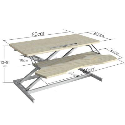 China Foldable Laptop Fit Height Work Position Desk Vertical Lift Converter for sale