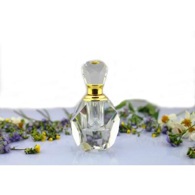 China Gift 3ml Diamond Shape Perfume Bottle Crystal Cosmetic Cutout Can Be Refilled With Spray Glass Bottle Crystal Ceramic Water Bottle for sale