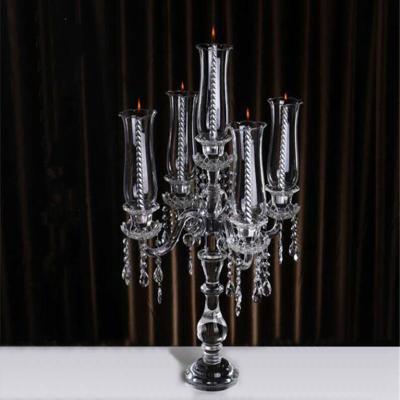 China Weddings 5am Crystal Candle Holder Glass Candle Holder for sale