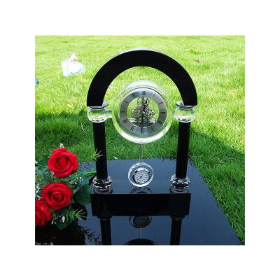 China Door clock radio black crystal table clock is a gift for Halloween and Easter parties for sale