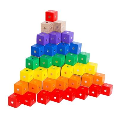 China Wooden Block Toy Building Blocks Magnetic Cube Solution Cube Toy Diy Toy New Magnetic Building Blocks for sale