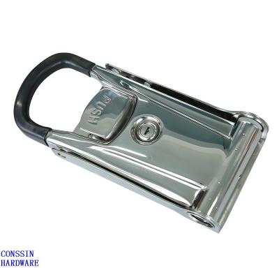 China Galvanized SS304 Or Stainless Steel Truck Trailer Body Rear Door Handle Lock for sale