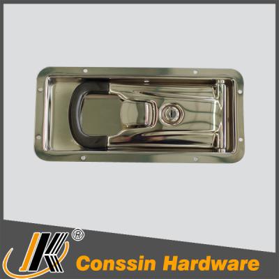 China Galvanized steel SS304 or RV motorhome truck trailer recessed door lock 16mm for sale