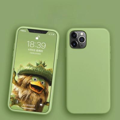 China Hot Selling High Quality Anti-fall DP Food Grade Liquid Silicone Mobile Phone Case For iphone 11 for sale