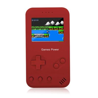 China Game Playing DP 2 IN 1 Power Bank Game Console 8 Bit SUPER Handheld Game Console With 500 Built-in Games for sale