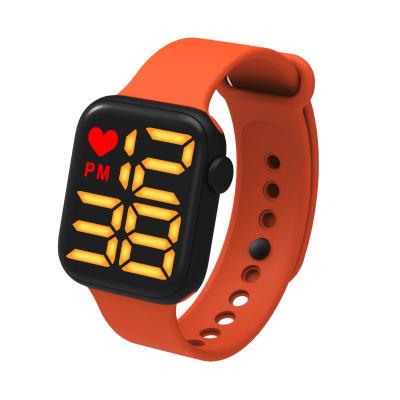 China Latest Water Resistant Promotional Led Watch Touch Screen Display Tpu Water Resistant Digital Big Material Sports Watches Cheap Price Relojes for sale