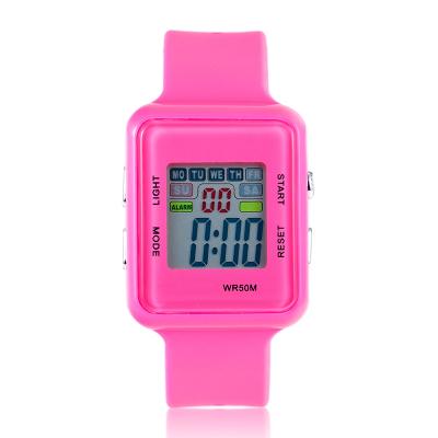 China Manufacturer 2021 Trend 2021 Alarm Professional Electronic Watch Unisex Good Quality Digital Waterproof Sports Shape OEM Gift Relojes for sale