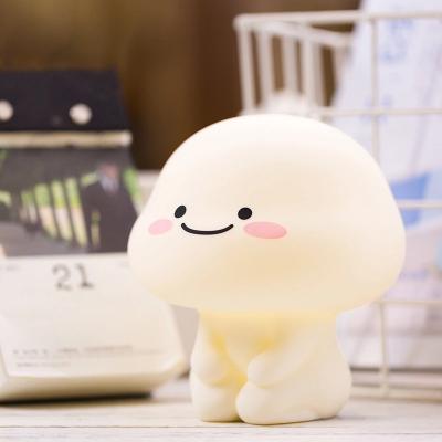 China Toy Tops Decorations Gift Lamp Cute Baby Soft Touch Control Cartoon Christmas Bauble Lamp Home Decor Night Light Near Light Lamp for sale