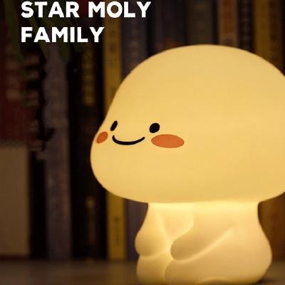 China 2021 Hot Selling Cute Baby Soft Touch Control Cartoon Lamp Cartoon Gift Lamp Night Light Near Light Lamp for sale