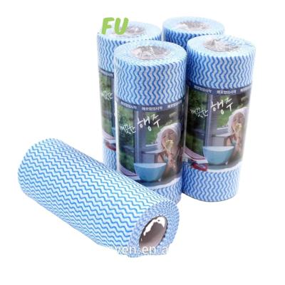 China Sustainable Kitchen Squishy Disposable Spunlace Dry Nonwoven Cleaning Cloth for sale