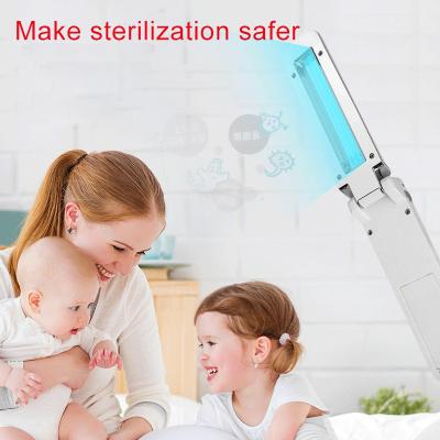 China Travel daily disinfection handheld white Portable UV Disinfection Lamp for sale