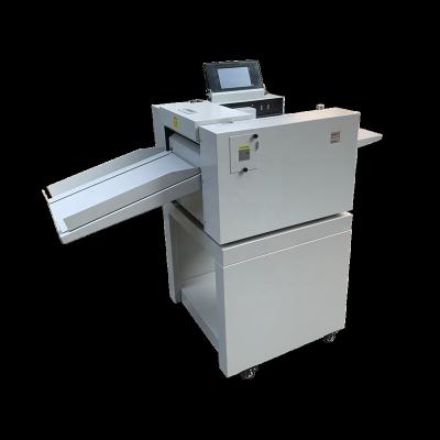 China Hotels Sysform CP335B Suction Feeding Electric Automatic Card Paper Creasing Punching And Slitting Machine For Paper for sale