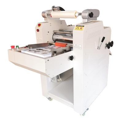 China Edge Slitting Sysform Auto-350 Full Automatic Cutting Laminator Auto Feed Roll Laminating Machine for sale