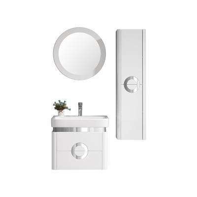 China Hangzhou 2020 environment friendly morden small wall hanging PVC bathroom cabinet for sale