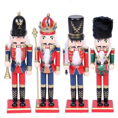 China Hand Painted Wooden Soldier Model Nutcracker Toy from Toy Xmas Indoor Outdoor Decoration DIY for sale