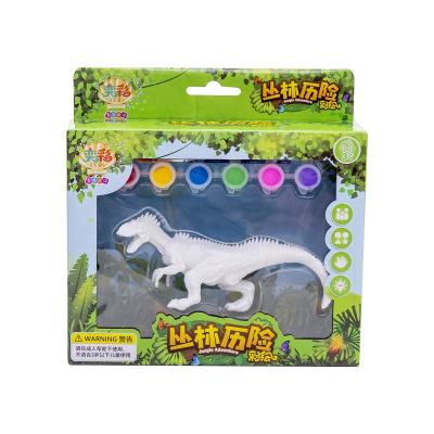 China 2020 Hot Selling PVC Toy DIY Drawing Dinosaur Educational Drawing Toy for sale